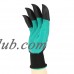 4 Pairs Garden Genie Gloves，Garden Glove Digging Planting Safe Gardening Gloves Tool Right Hand W/ 4 Plastic Claws for Easy Planting Pruning Weeding Seeding Poking   567246036